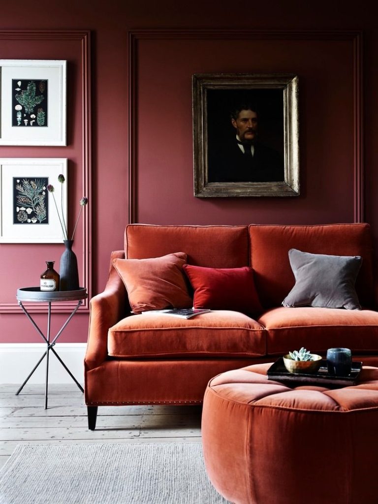 Il rosso Borgogna per uno stile classico ed elegante